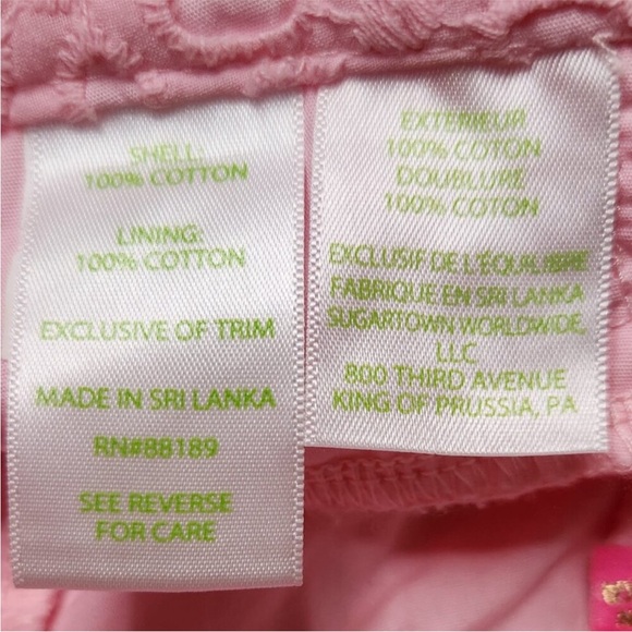 Lilly Pulitzer Kelly Shorts “Pink Tropics” Size 2 - Picture 6 of 6